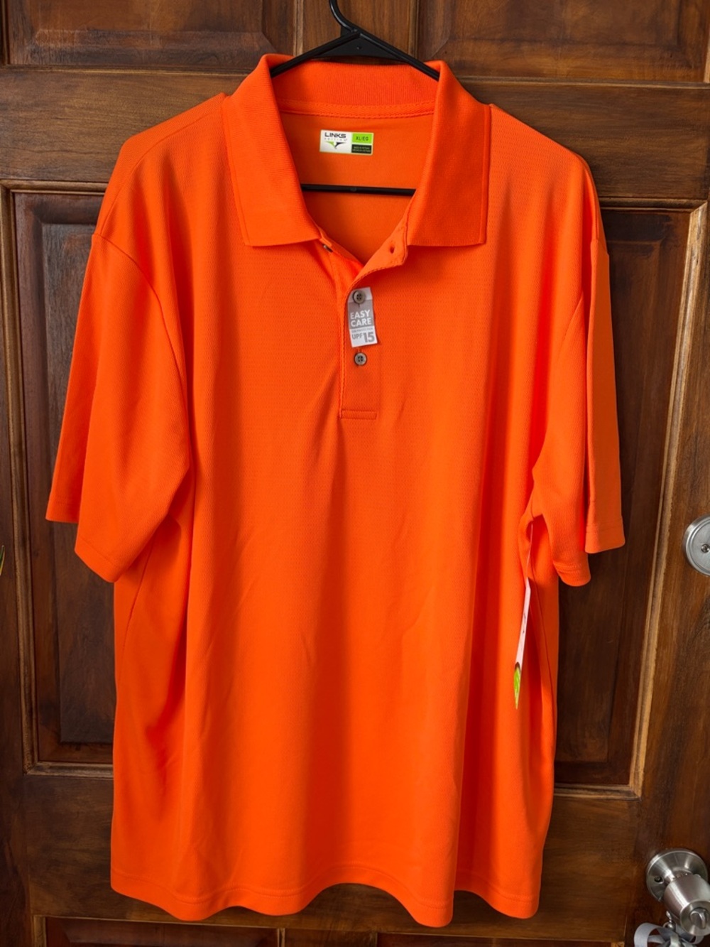 Lands' End Men's Polo Shirt - Bright Orange